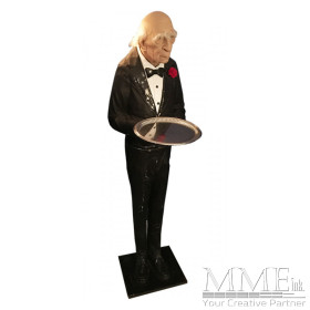 Creepy Butler Statue