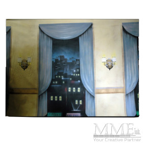 City Window Backdrop