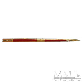 Cast Gold and Red Felt Sheath