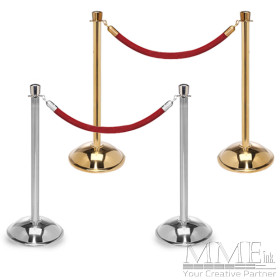 Stanchions Gold and Silver