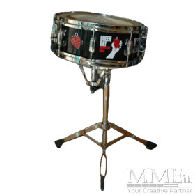 Snare Drum Hollowed Out with Flower Holder