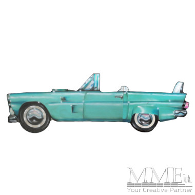 57 T-Bird Flat Hand Painted