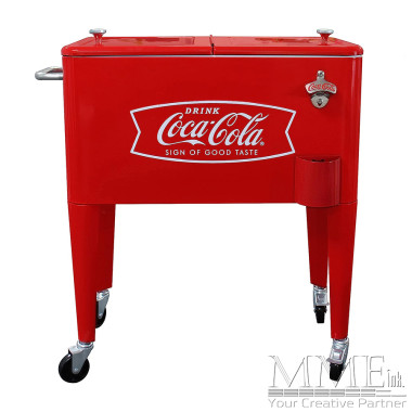 Coca-Cola Rolling Cooler