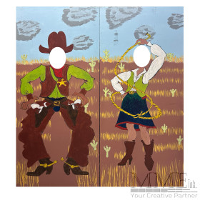 Western Couple Cutouts