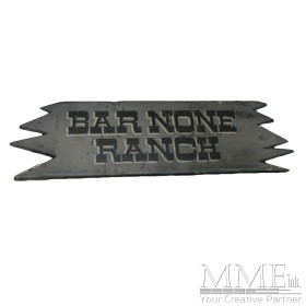 Bar None Ranch Sign