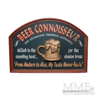 Beer Connoisseur Sign
