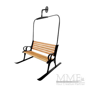 Ski Lift Chair - Black