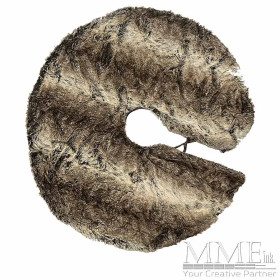 Brown Fur Tree Skirt