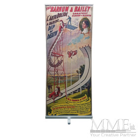 Circus Stunt Pop Up Banner