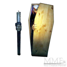 Halloween Coffin Scene Set