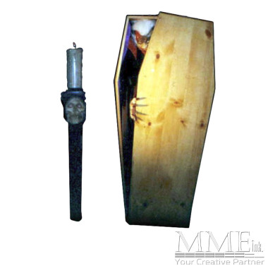 Halloween Coffin Scene Set