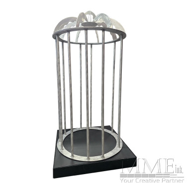 Go Go Dancer Cage - Silver