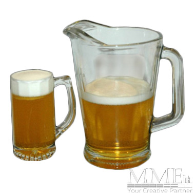 Fake Beer Pitcher and Mug