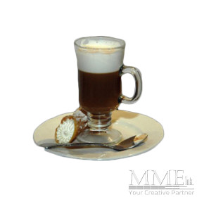 Fake Cappuccino with Spoon