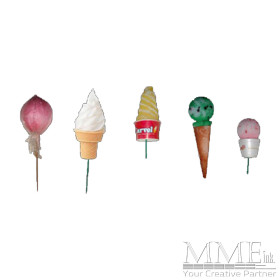 Fake Ice Cream On Stand