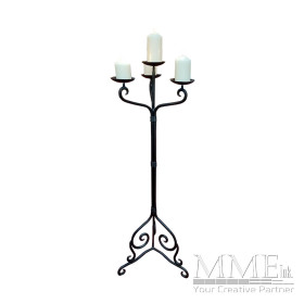 Tall Black Candelabra