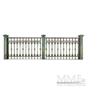 Long Wooden Fence Section
