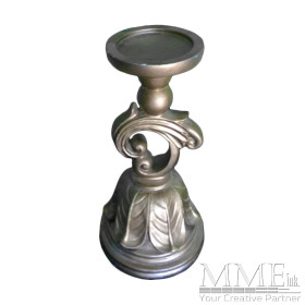 Medium Gold Pillar Candle Holder