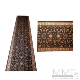 Tan & Black Oriental Runner