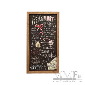 Peppermint Bark Recipe Sign