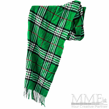Plaid Christmas Scarf