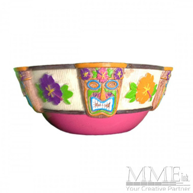 Hawaiian Plastic Tiki Bowl