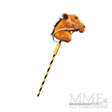 Plush Horse Head on Stick