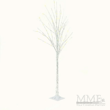 Pre Lit White Birch Wood Trees