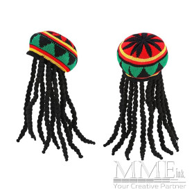Rasta Hat with Dreads