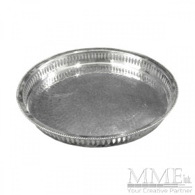 Round Metal Serving Tray