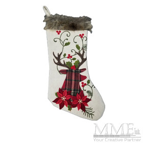 Rustic Deer Stocking