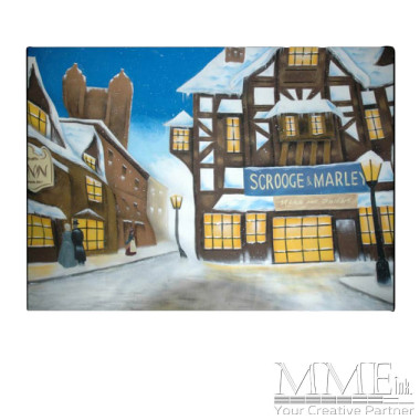 Scrooge Backdrop