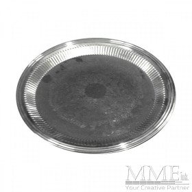 Flat Silver Round Tray