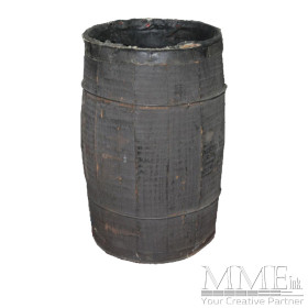 Small Dark Wood Barrel