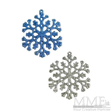 Small Metallic Snowflakes