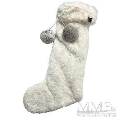 Stocking with Pom-Poms