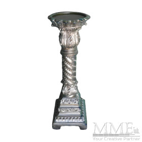 Tall Gold Pillar Candle Holder