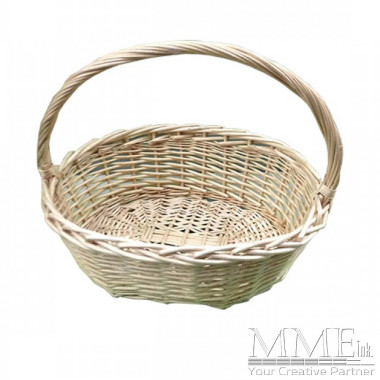 Large Weaved Basket with Handle