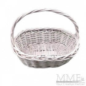 White Weaved Basket