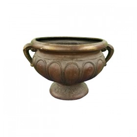Wide Faux Copper Pot