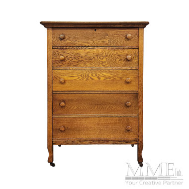 Wood Dresser on Wheels